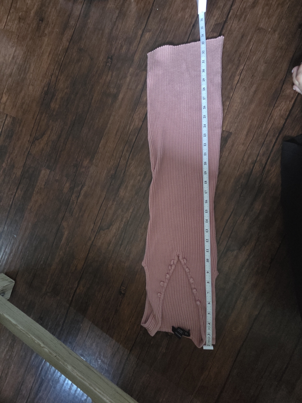 U2B Ribbed Maxi Dress in Pink Size Medium - Picture 5 of 5